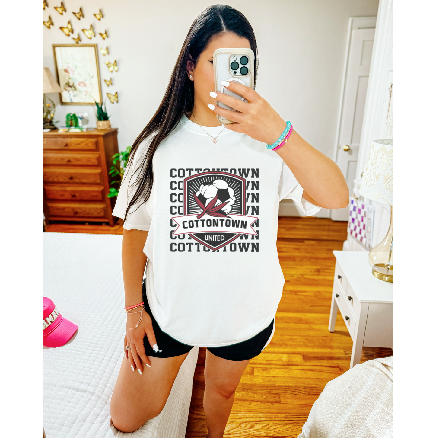Cottontown United varsity letter tee