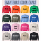 Boo sheet sweatshirt