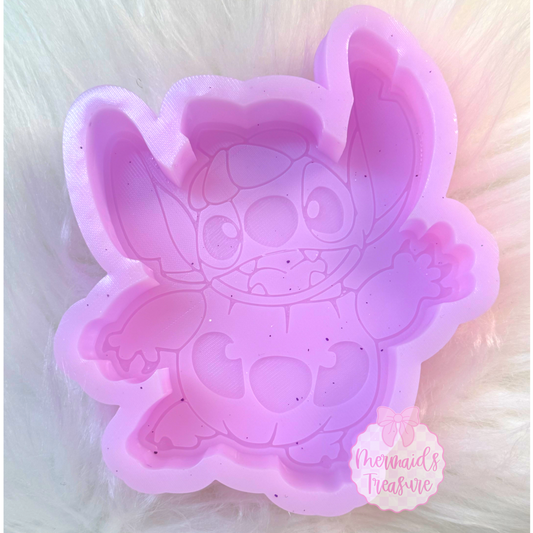 Stitch pumpkin mold